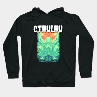 Cool Cthulhu Illustration Hoodie